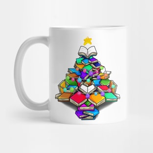 Christmas Book Tree Mug